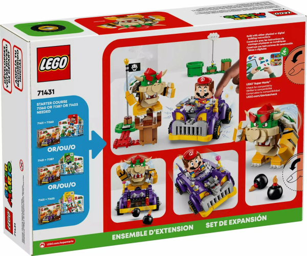 Конструктор LEGO Super Mario 71431 Маслкар Баузера